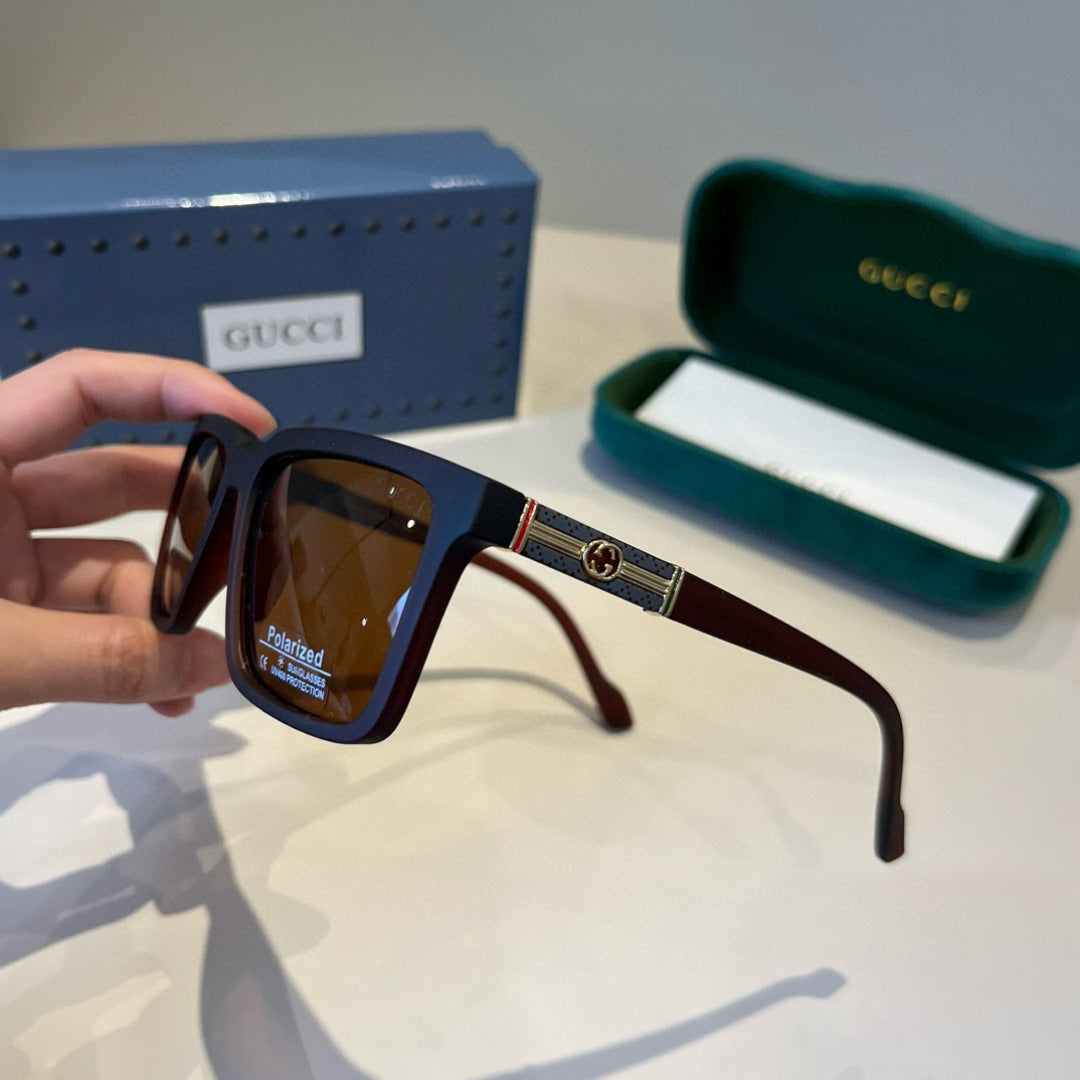 Gucci Metal Aviator Black Lens Sunglasses for Men & Women - 866931 - detail image 7