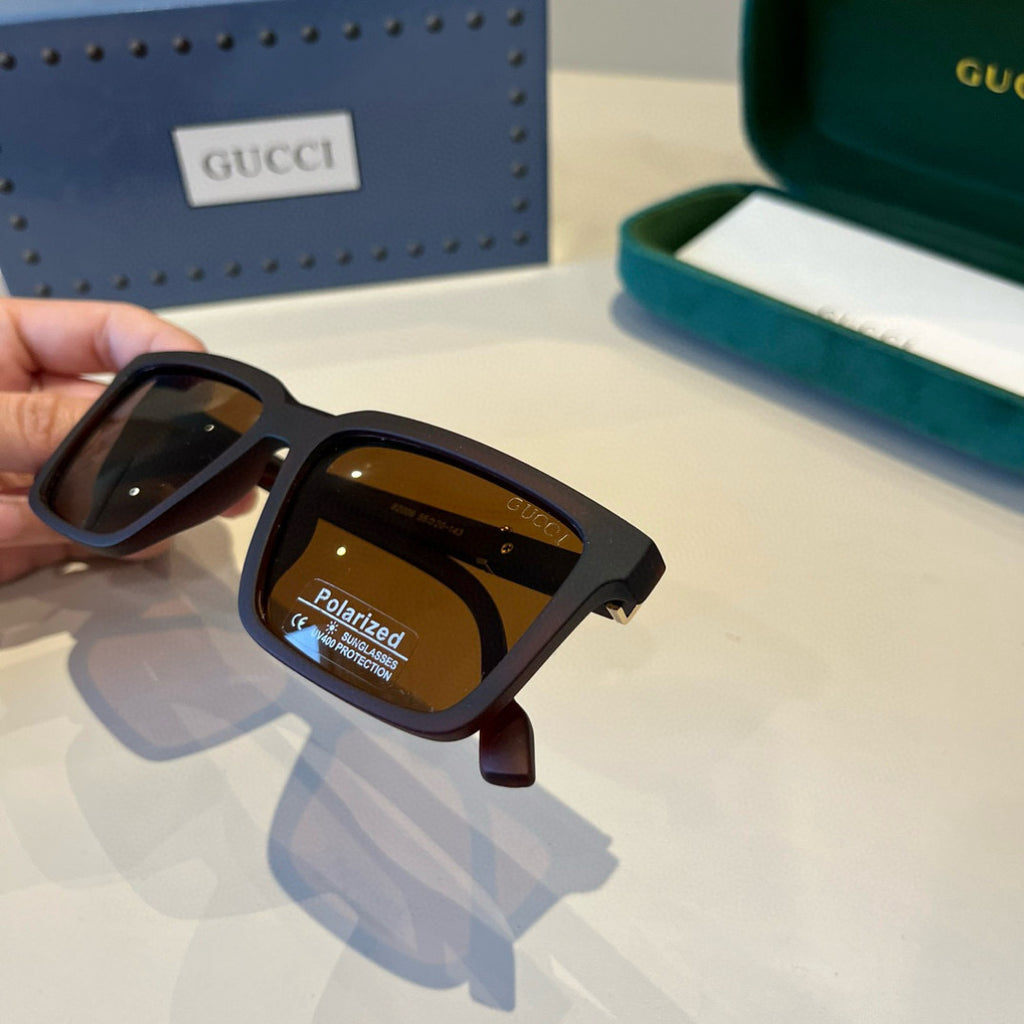 Gucci Metal Aviator Black Lens Sunglasses for Men & Women - 866931 - detail image 5