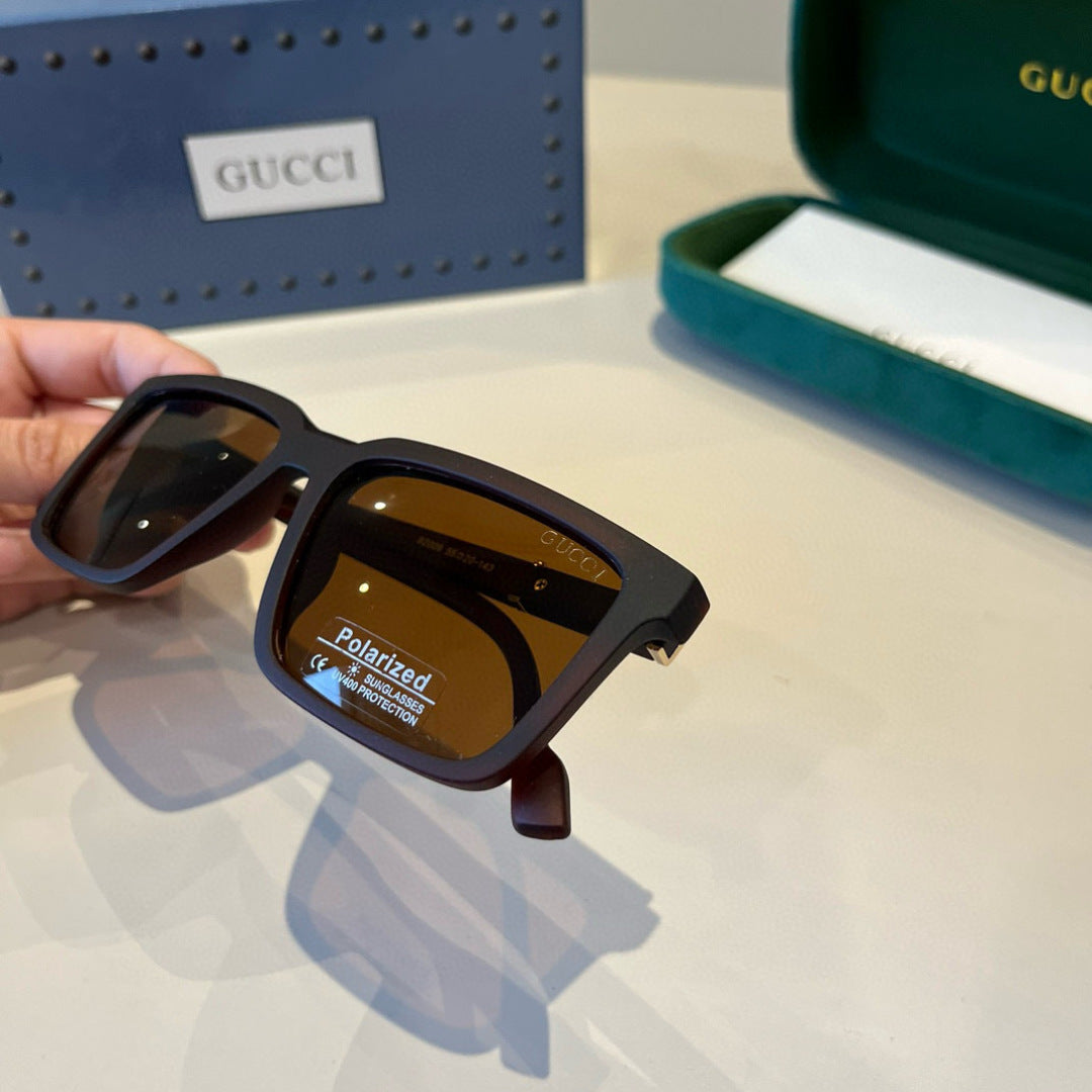 Gucci Metal Aviator Black Lens Sunglasses for Men & Women - 866931 - detail image 5