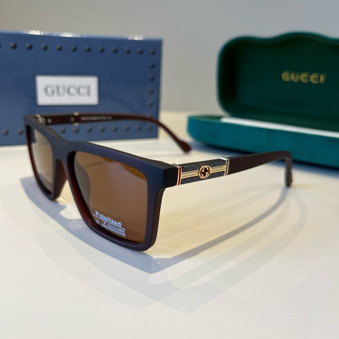 Gucci Metal Aviator Black Lens Sunglasses for Men & Women - 866931 - detail image 3