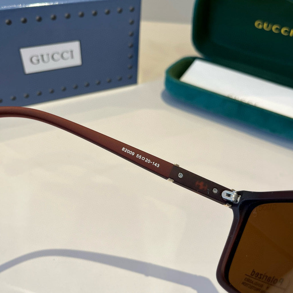 Gucci Metal Aviator Black Lens Sunglasses for Men & Women - 866931 - detail image 9