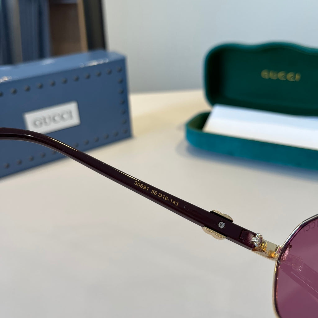 Gucci Polarized Fashion Blue Lens Sunglasses for Men - 866936 - detail image 6
