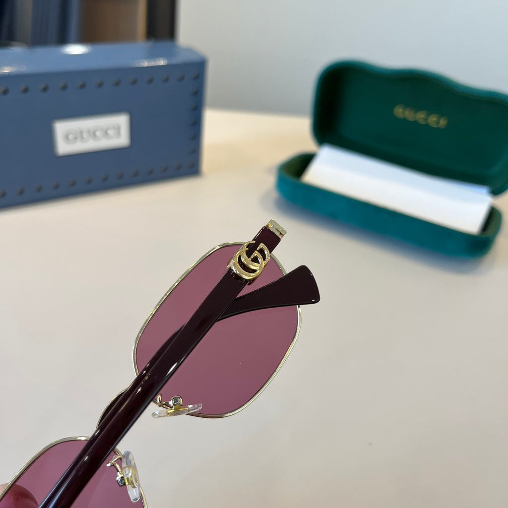 Gucci Polarized Fashion Blue Lens Sunglasses for Men - 381960 - detail image 8