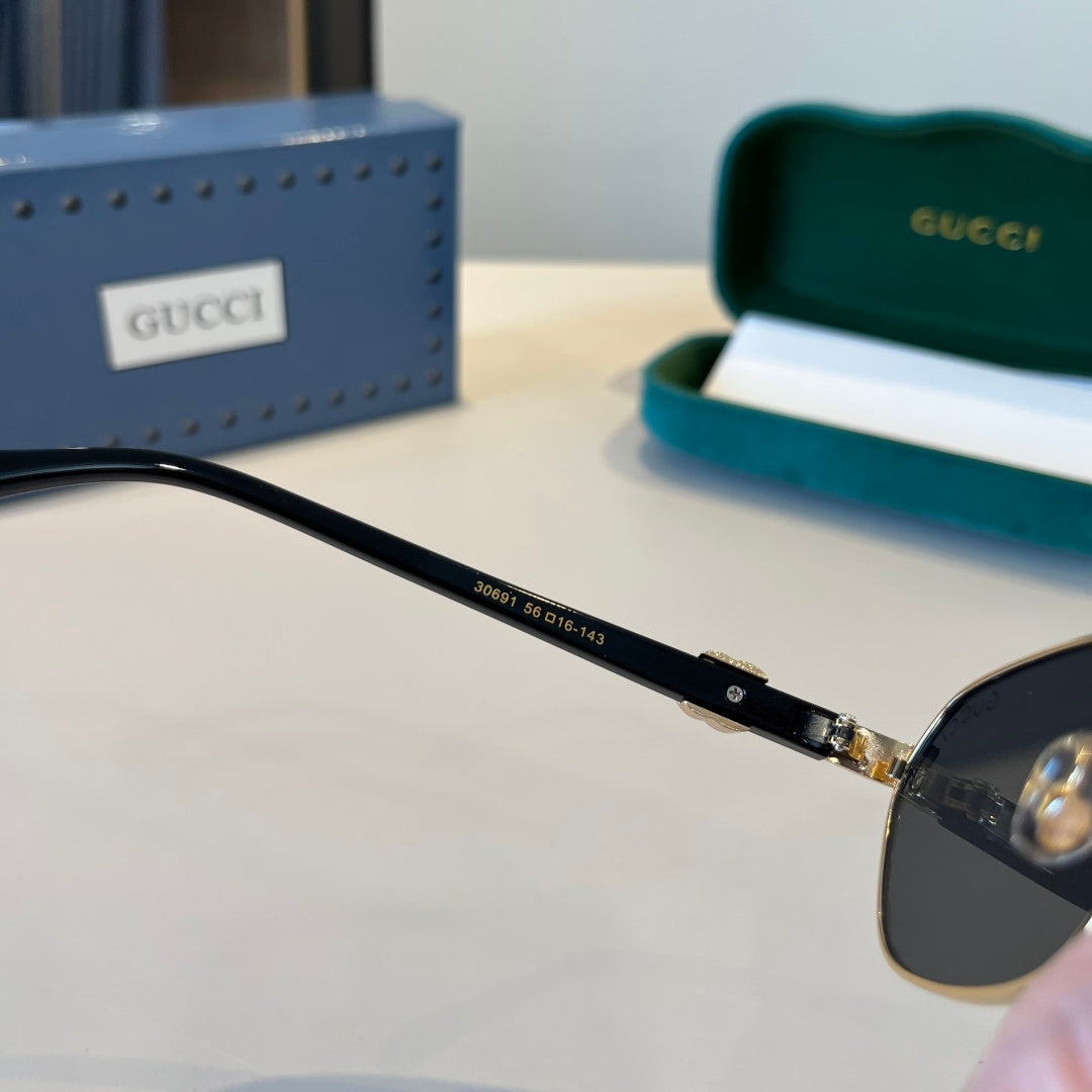 Gucci Polarized Fashion Silver Lens Sunglasses for Men - 997587 - detail image 6