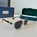 Gucci Polarized Fashion Silver Lens Sunglasses for Men - 866938