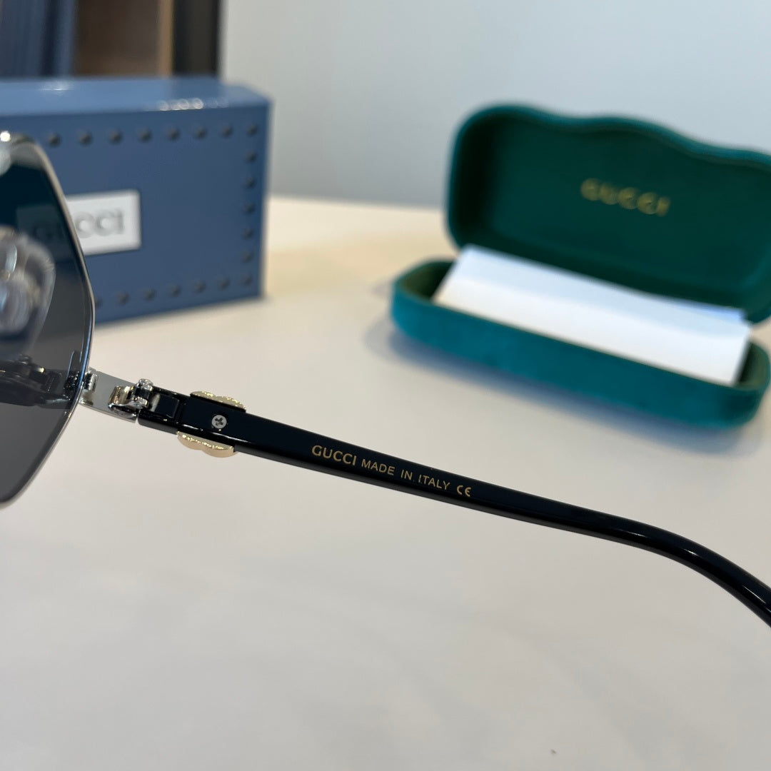 Gucci Polarized Fashion Silver Lens Sunglasses for Men - 997588 - detail image 5