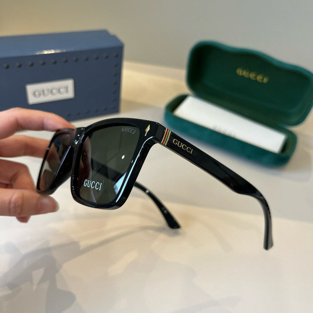 Gucci Metal Aviator Black Lens Sunglasses for Men & Women - 866940 - detail image 4