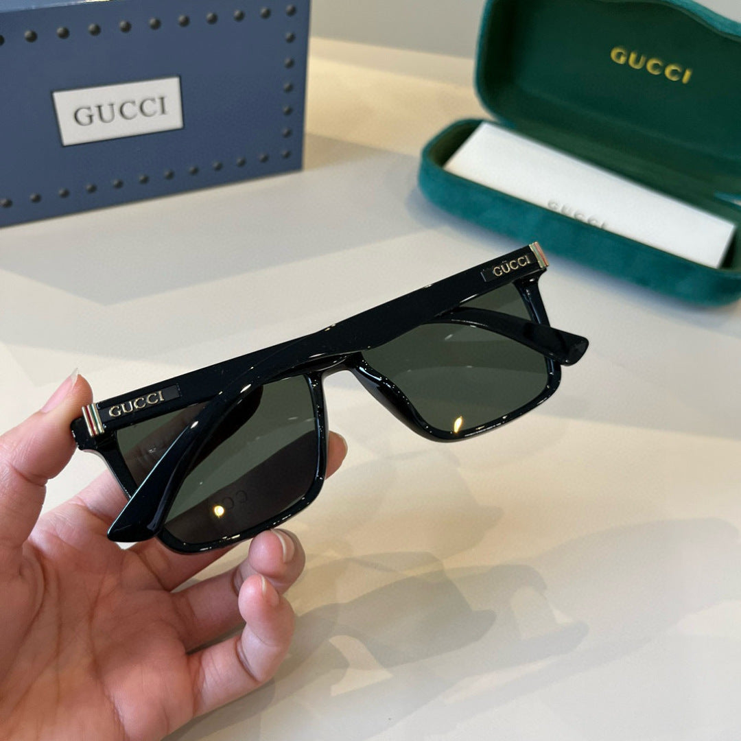 Gucci Metal Aviator Black Lens Sunglasses for Men & Women - 866940 - detail image 5