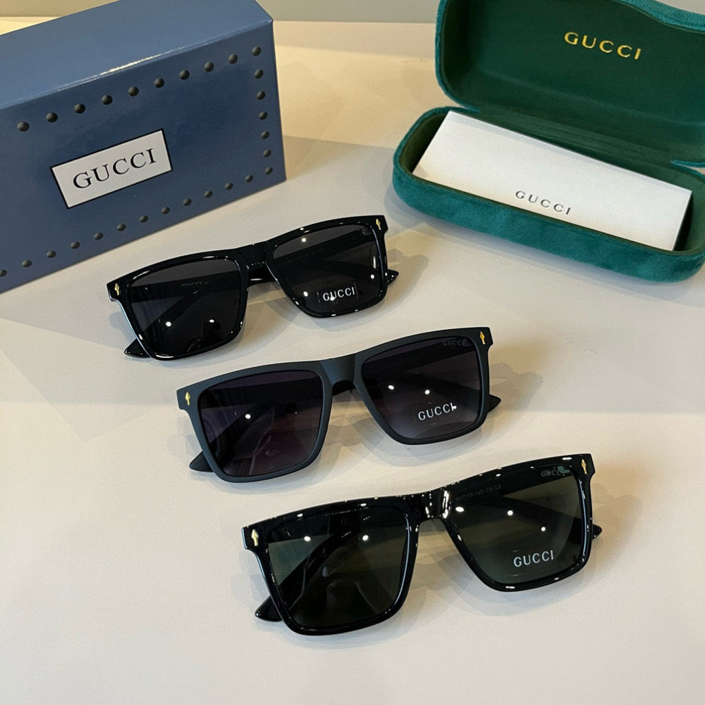 Gucci Metal Aviator Black Lens Sunglasses for Men & Women - 866941 - detail image 12
