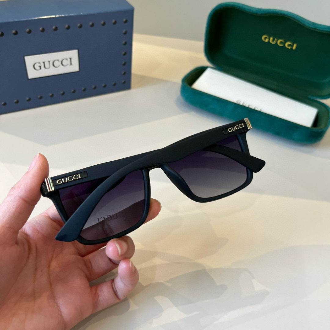 Gucci Metal Aviator Black Lens Sunglasses for Men & Women - 866941 - detail image 11