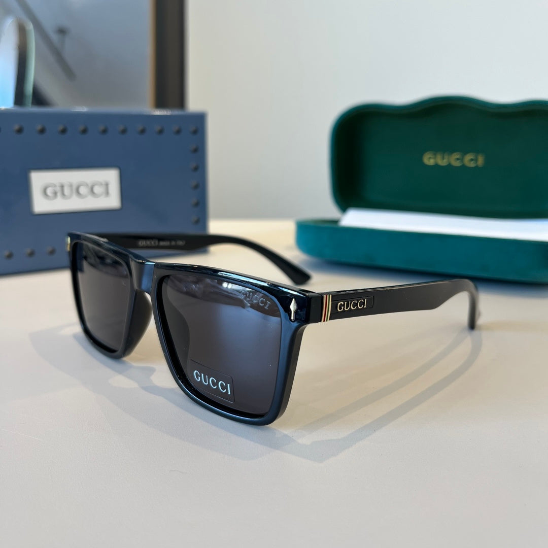 Gucci Metal Aviator Black Lens Sunglasses for Men & Women - 866942 - detail image 3