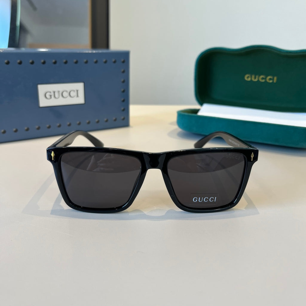 Gucci Metal Aviator Black Lens Sunglasses for Men & Women - 866942 - detail image 2