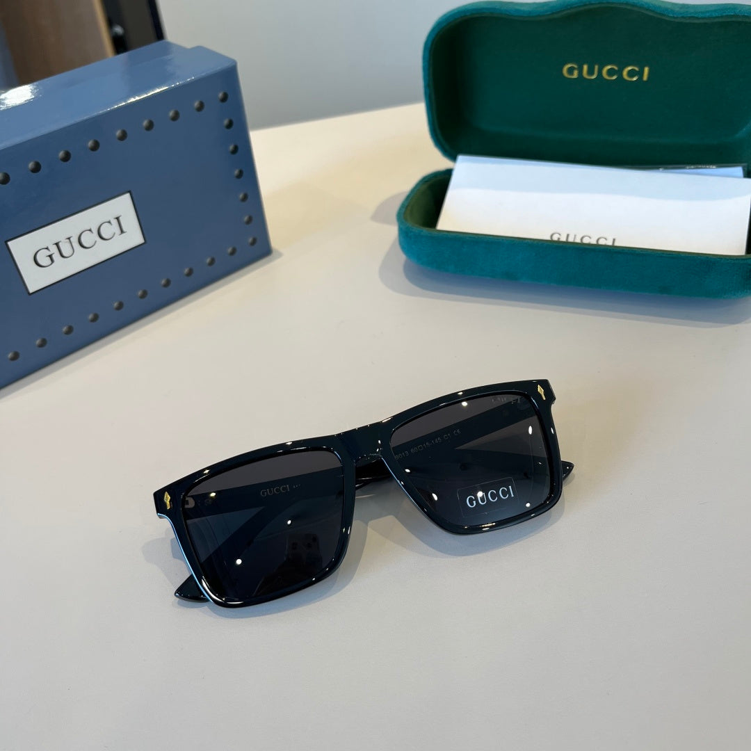 Gucci Metal Aviator Black Lens Sunglasses for Men & Women - 866942 - detail image 10