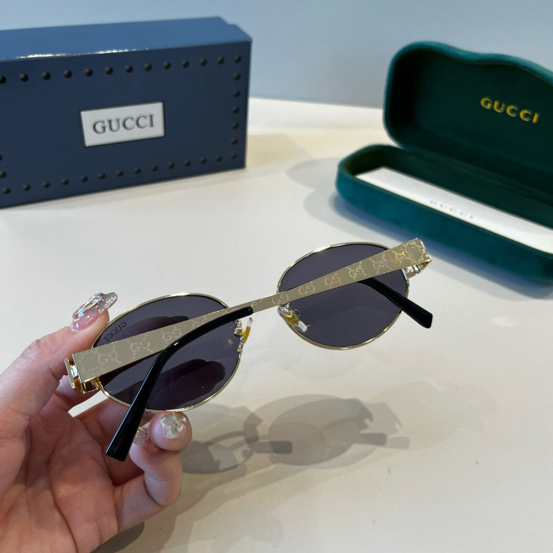 Gucci Oversized Silver Lens Sunglasses for Women - 997671 - detail image 6