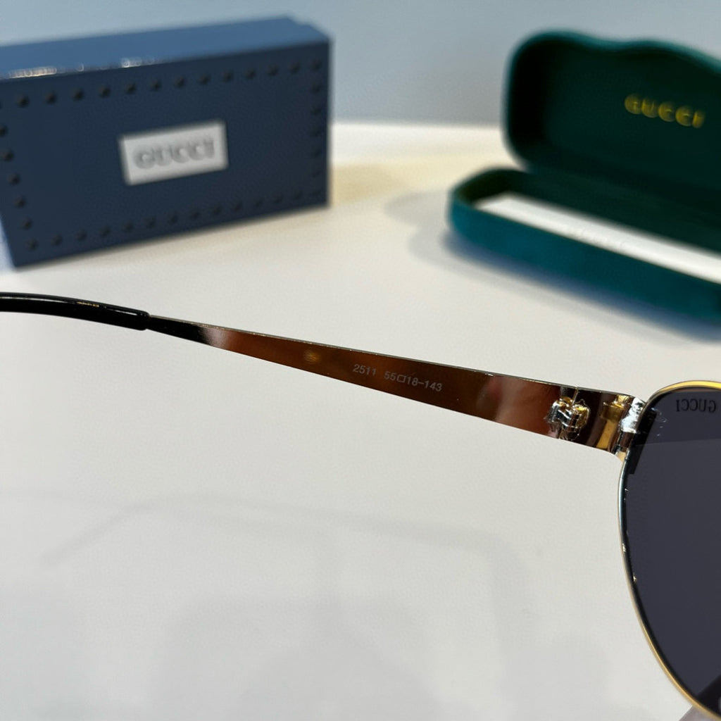 Gucci Oversized Silver Lens Sunglasses for Women - 997671 - detail image 5