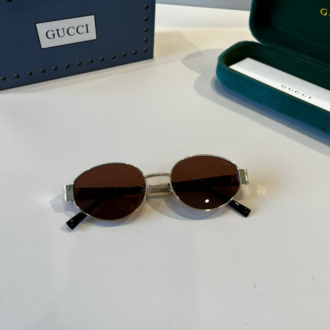 Gucci Oversized Brown Lens Sunglasses for Women - 997672 - detail image 9