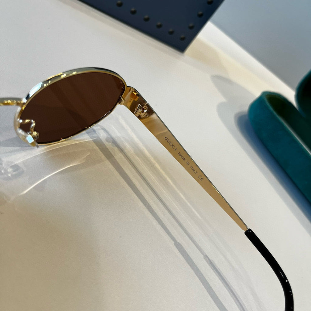 Gucci Oversized Brown Lens Sunglasses for Women - 997672 - detail image 4