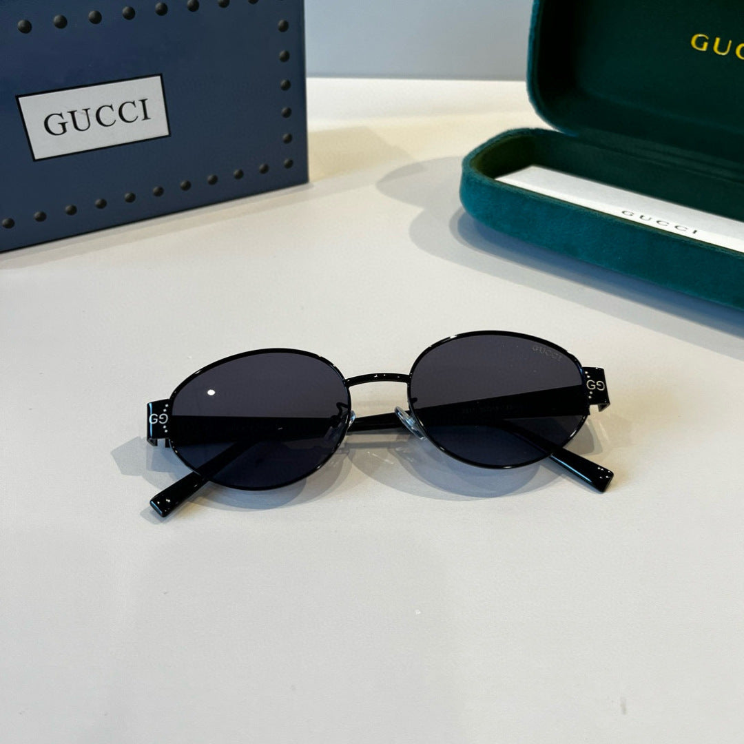Gucci Oversized Black Lens Sunglasses for Women - 448849 - detail image 8