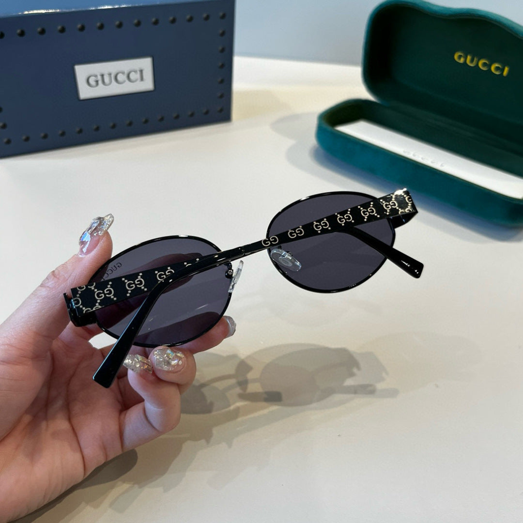 Gucci Oversized Black Lens Sunglasses for Women - 997673 - detail image 6