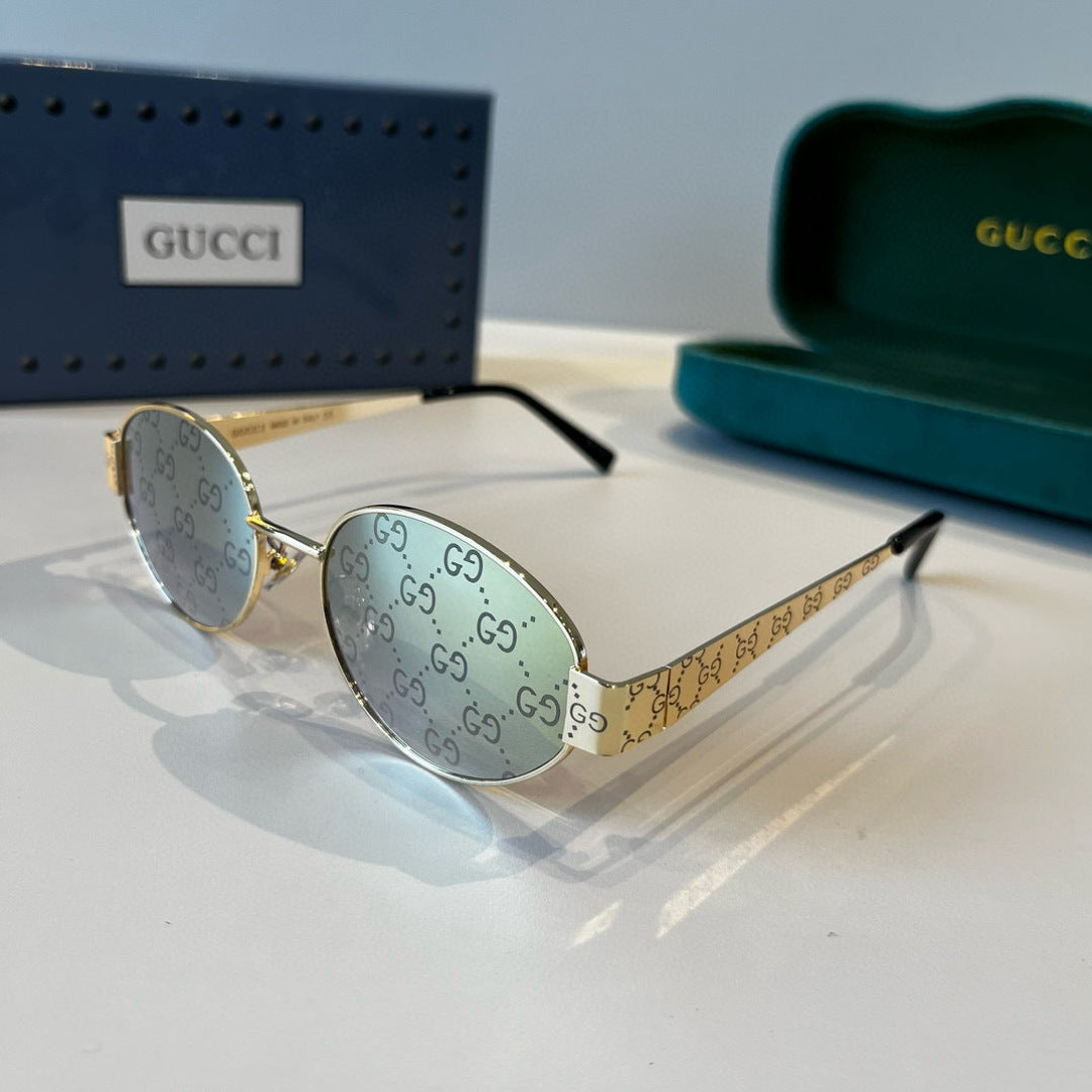 Gucci Oversized Silver Lens Sunglasses for Women - 997674 - detail image 3
