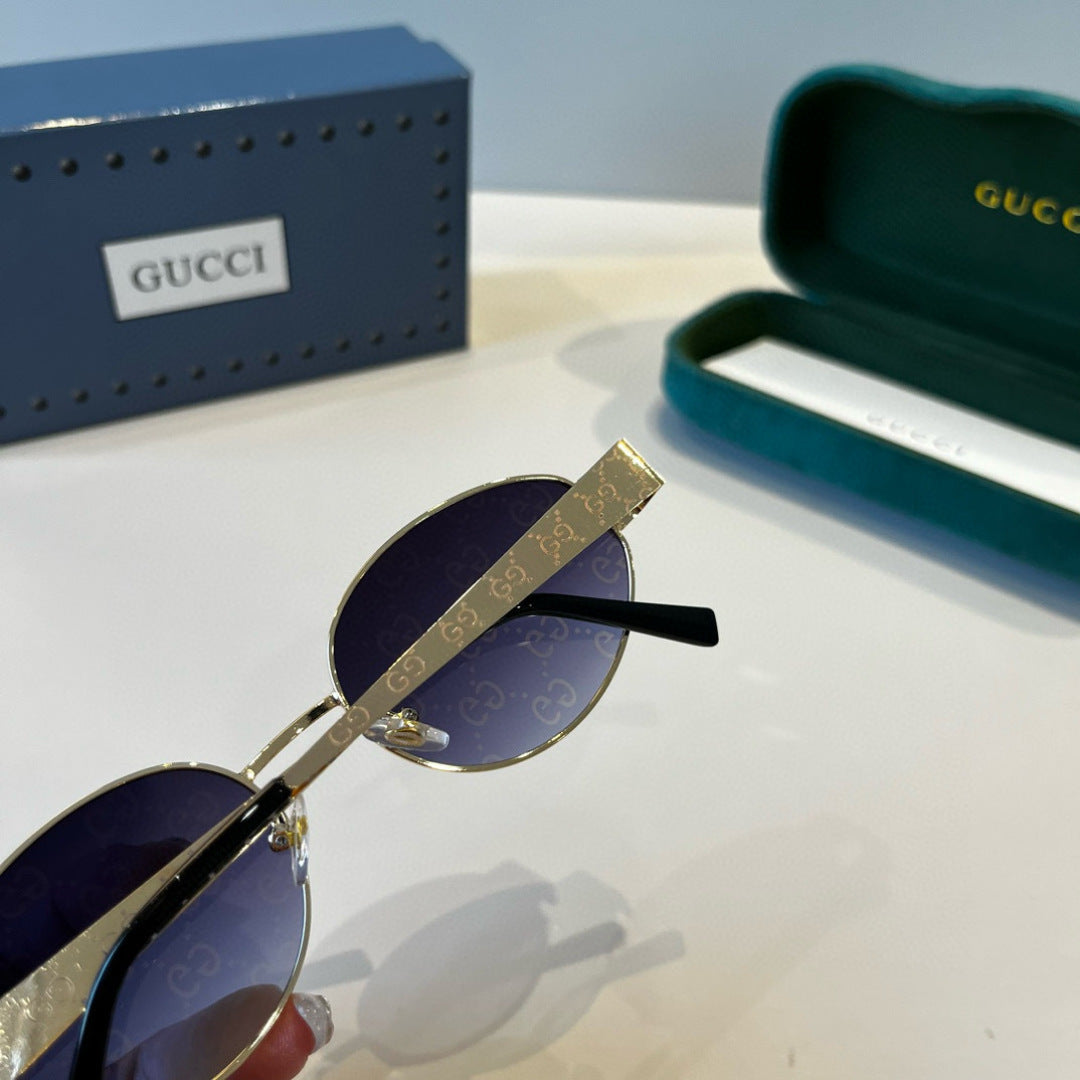 Gucci Oversized Silver Lens Sunglasses for Women - 997674 - detail image 6