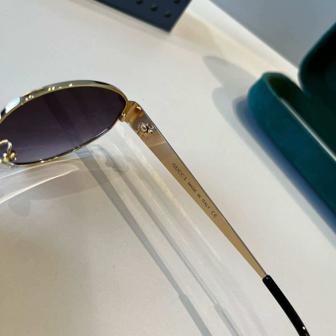 Gucci Oversized Silver Lens Sunglasses for Women - 997674 - detail image 4