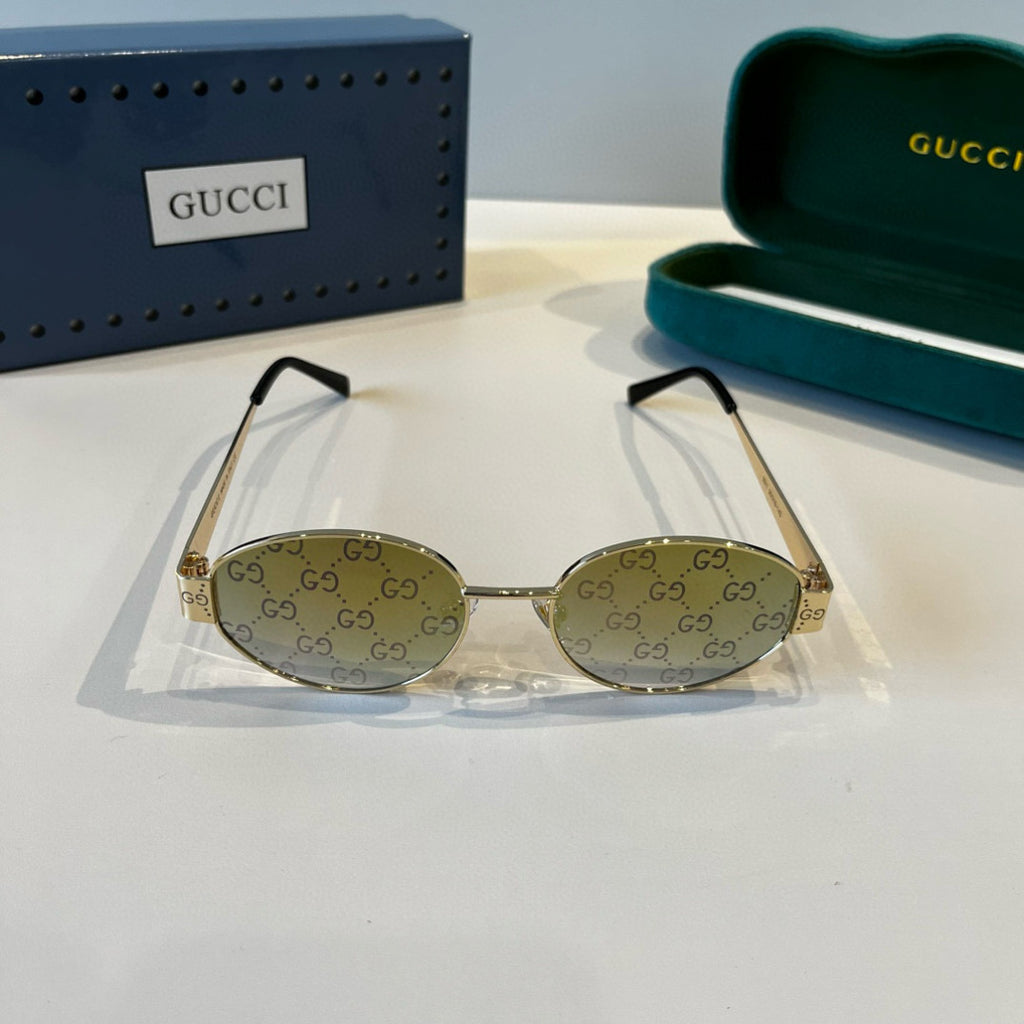 Gucci Oversized Silver Lens Sunglasses for Women - 997674 - detail image 2