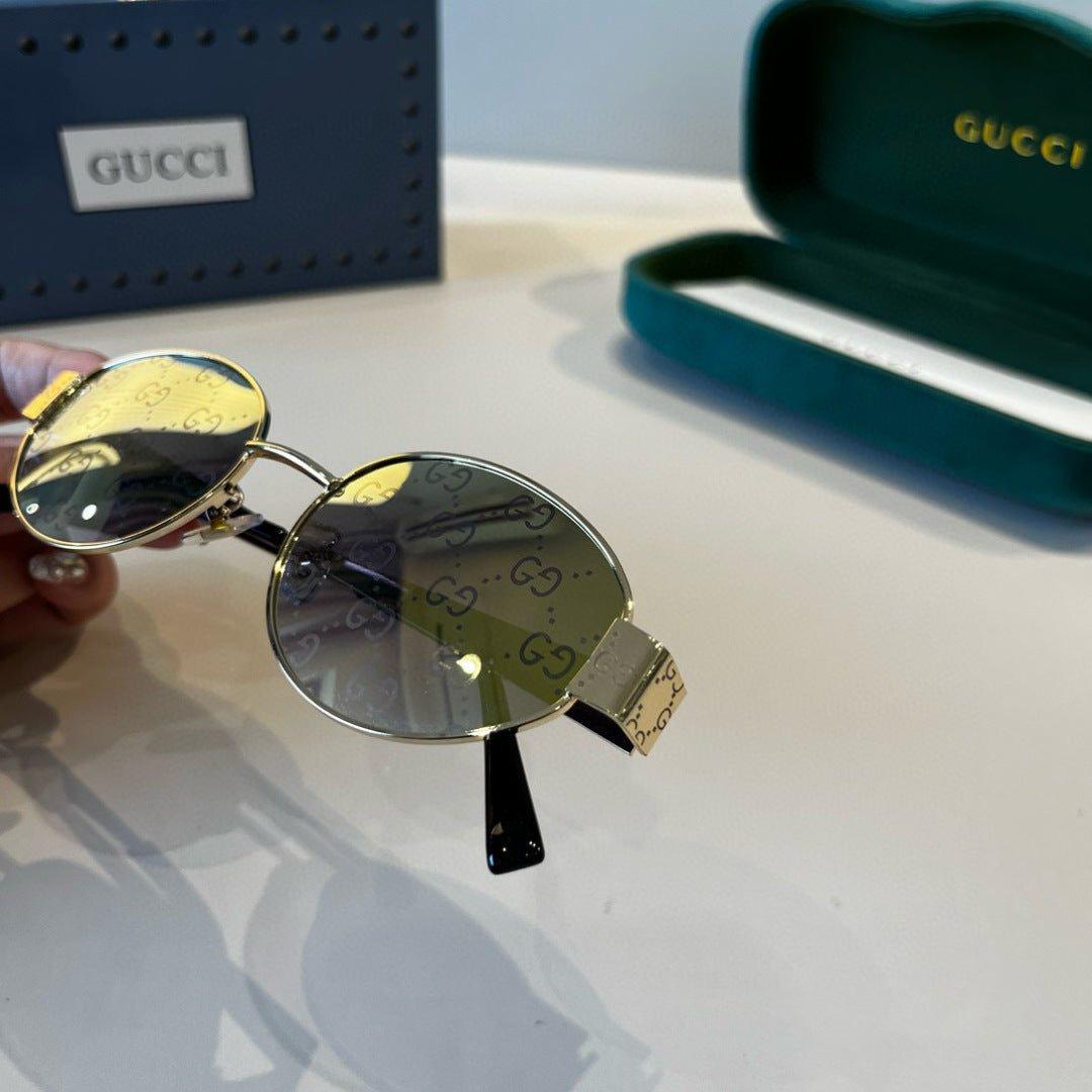 Gucci Oversized Silver Lens Sunglasses for Women - 997674 - detail image 8
