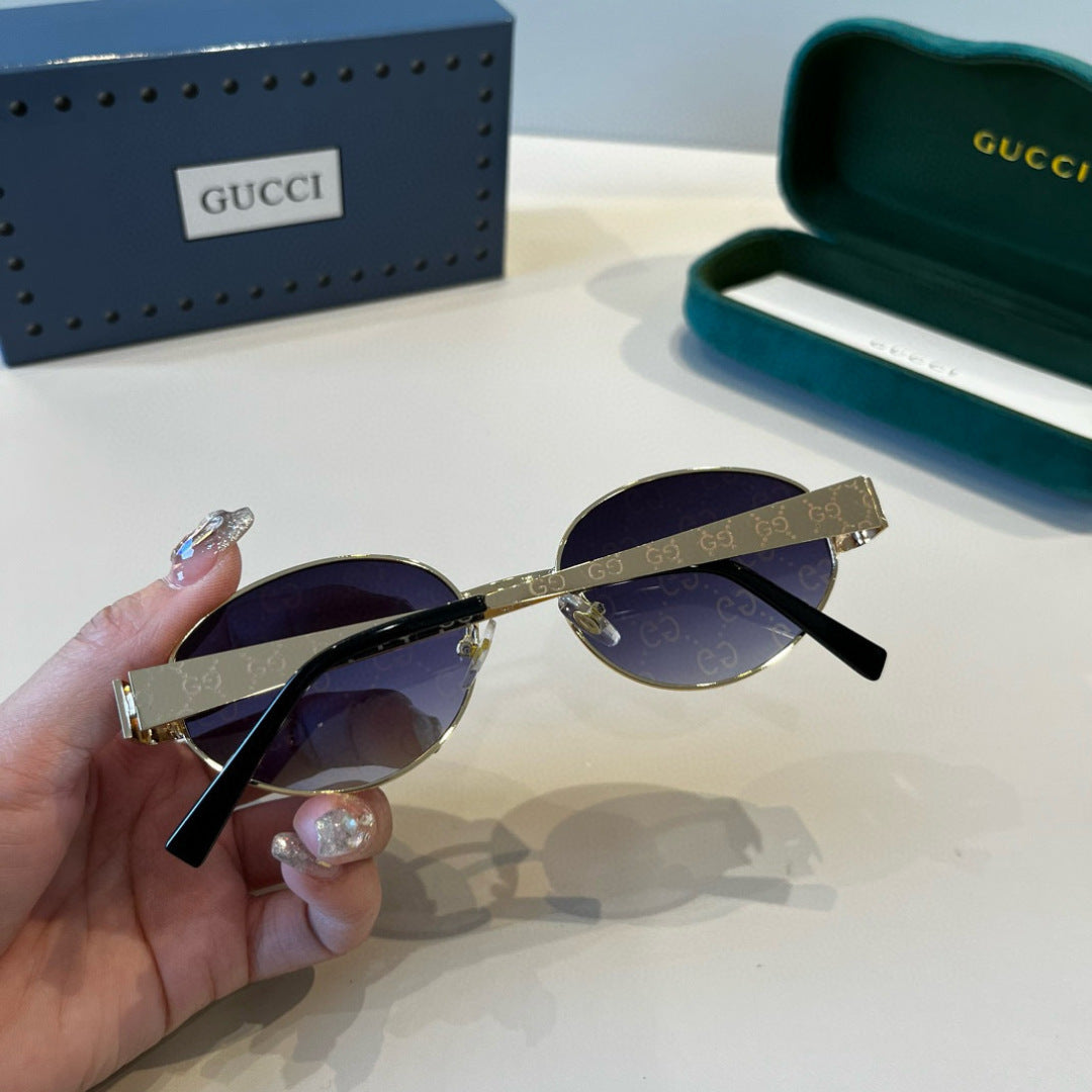 Gucci Oversized Silver Lens Sunglasses for Women - 997674 - detail image 7