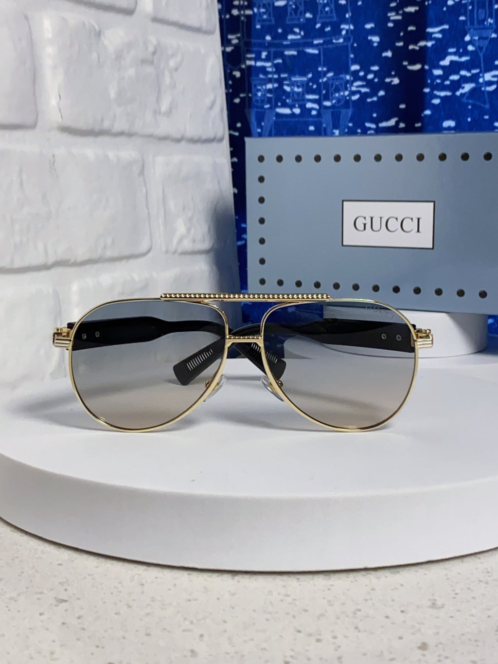 Gucci Aviator Silver Lens Sunglasses for Men & Women - 997533 - detail image 2