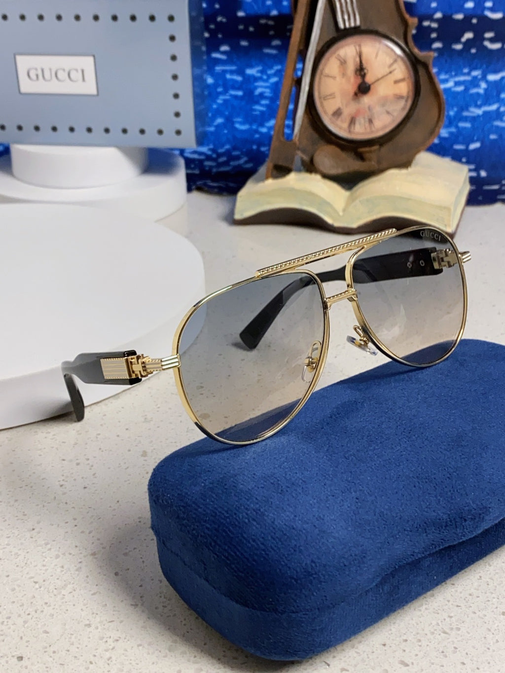 Gucci Aviator Silver Lens Sunglasses for Men & Women - 997533 - detail image 10