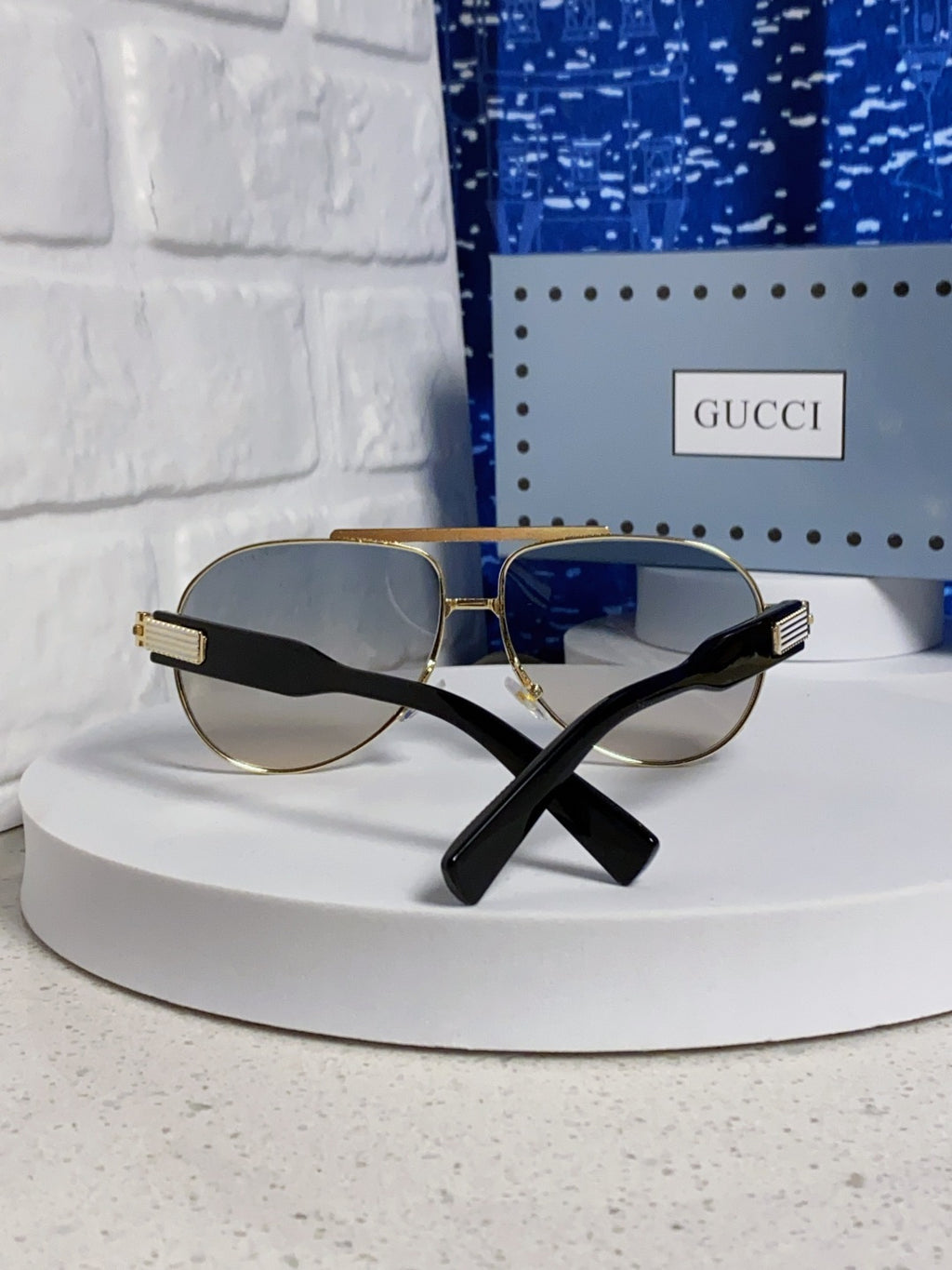 Gucci Aviator Silver Lens Sunglasses for Men & Women - 997533 - detail image 3