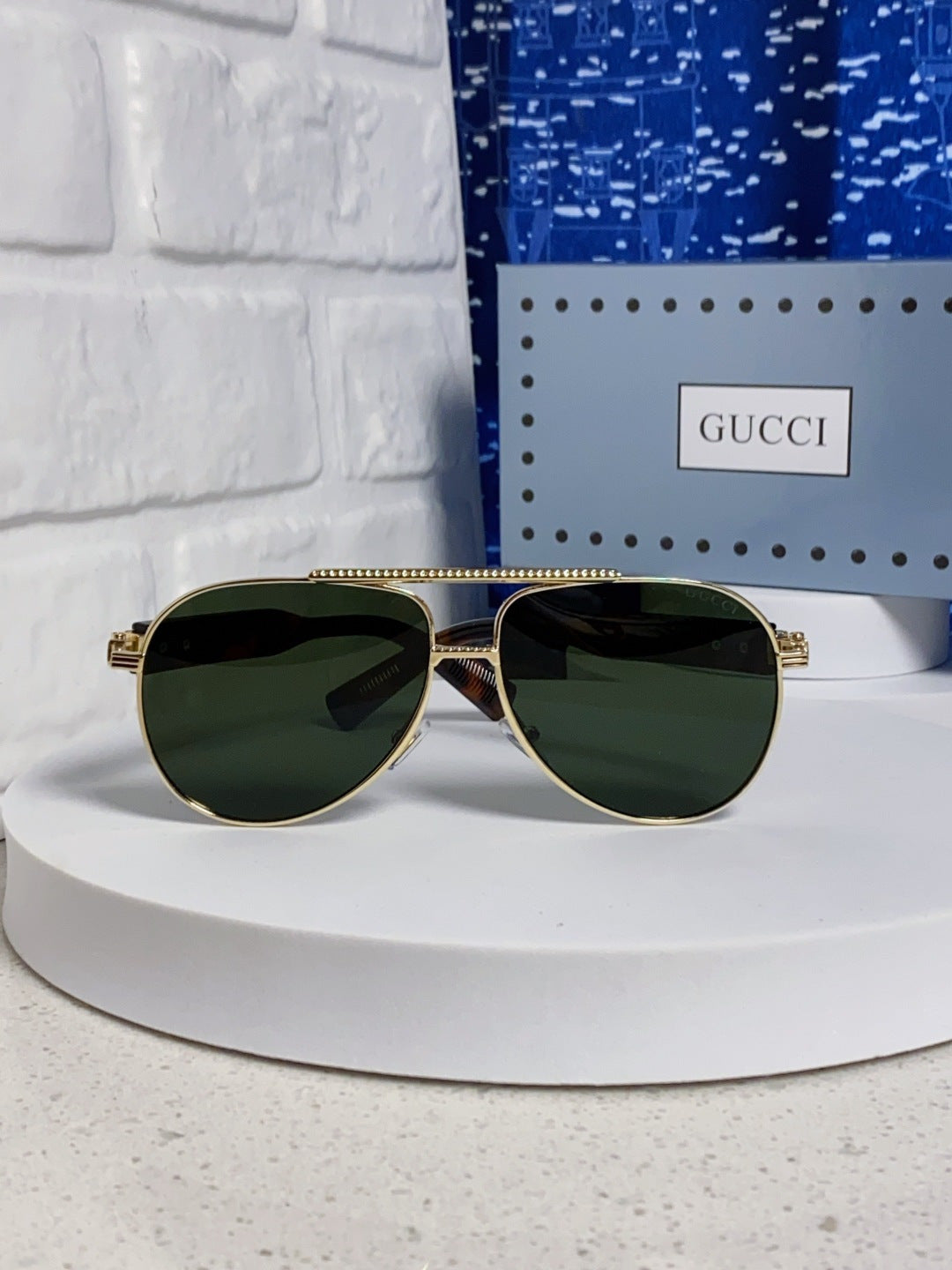 Gucci Aviator Silver Lens Sunglasses for Men & Women - 997535 - detail image 2
