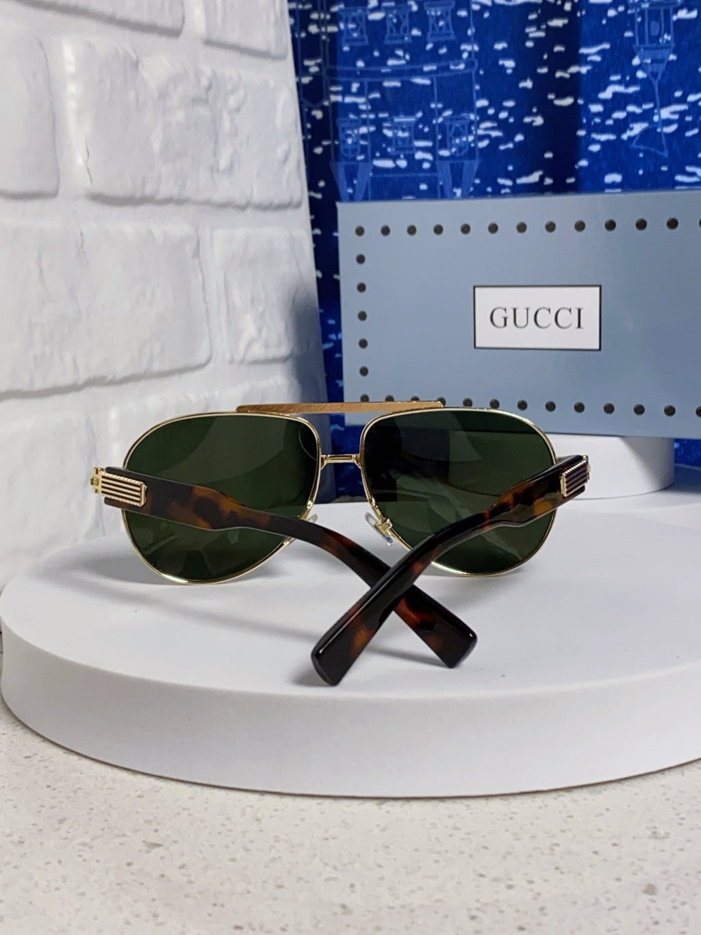 Gucci Aviator Silver Lens Sunglasses for Men & Women - 997535 - detail image 3