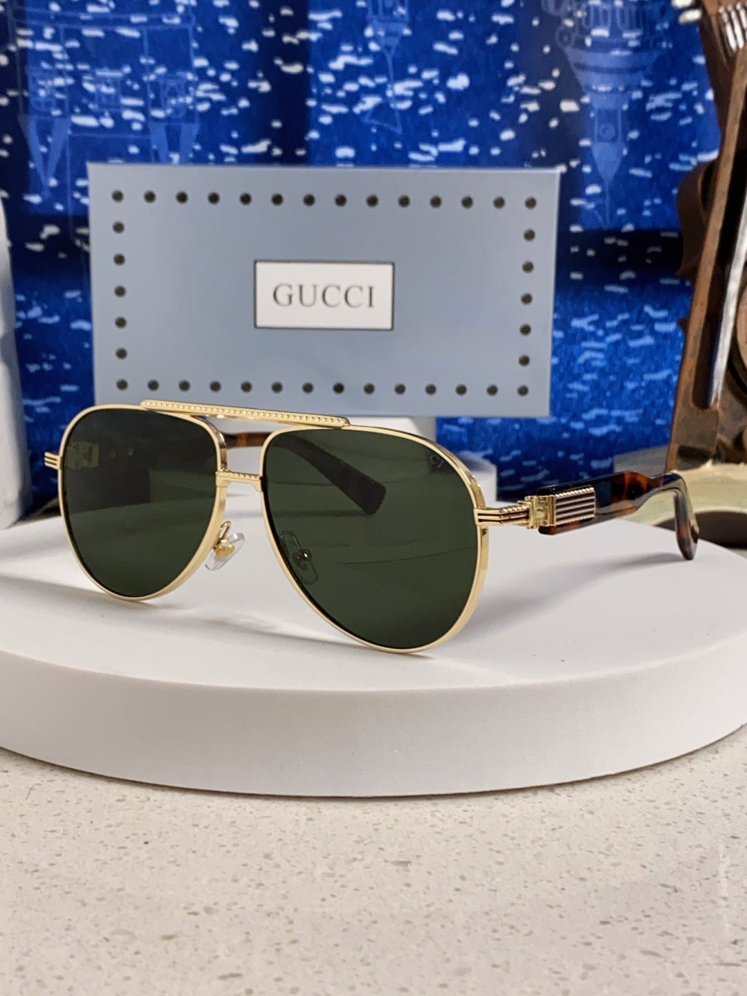 Gucci Aviator Silver Lens Sunglasses for Men & Women - 997535