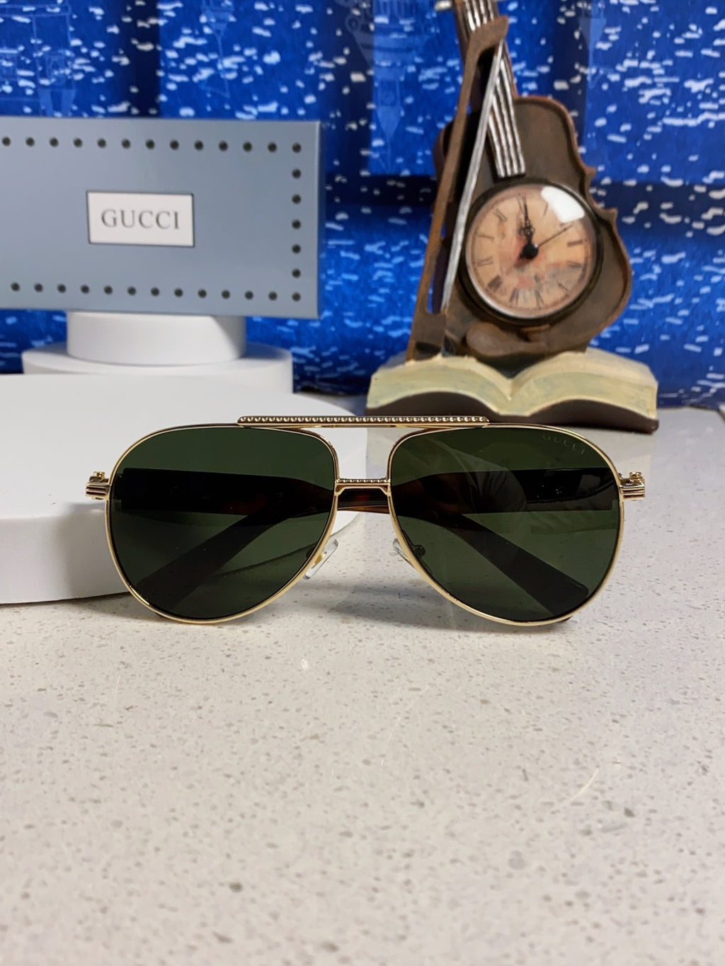 Gucci Aviator Silver Lens Sunglasses for Men & Women - 997535 - detail image 9