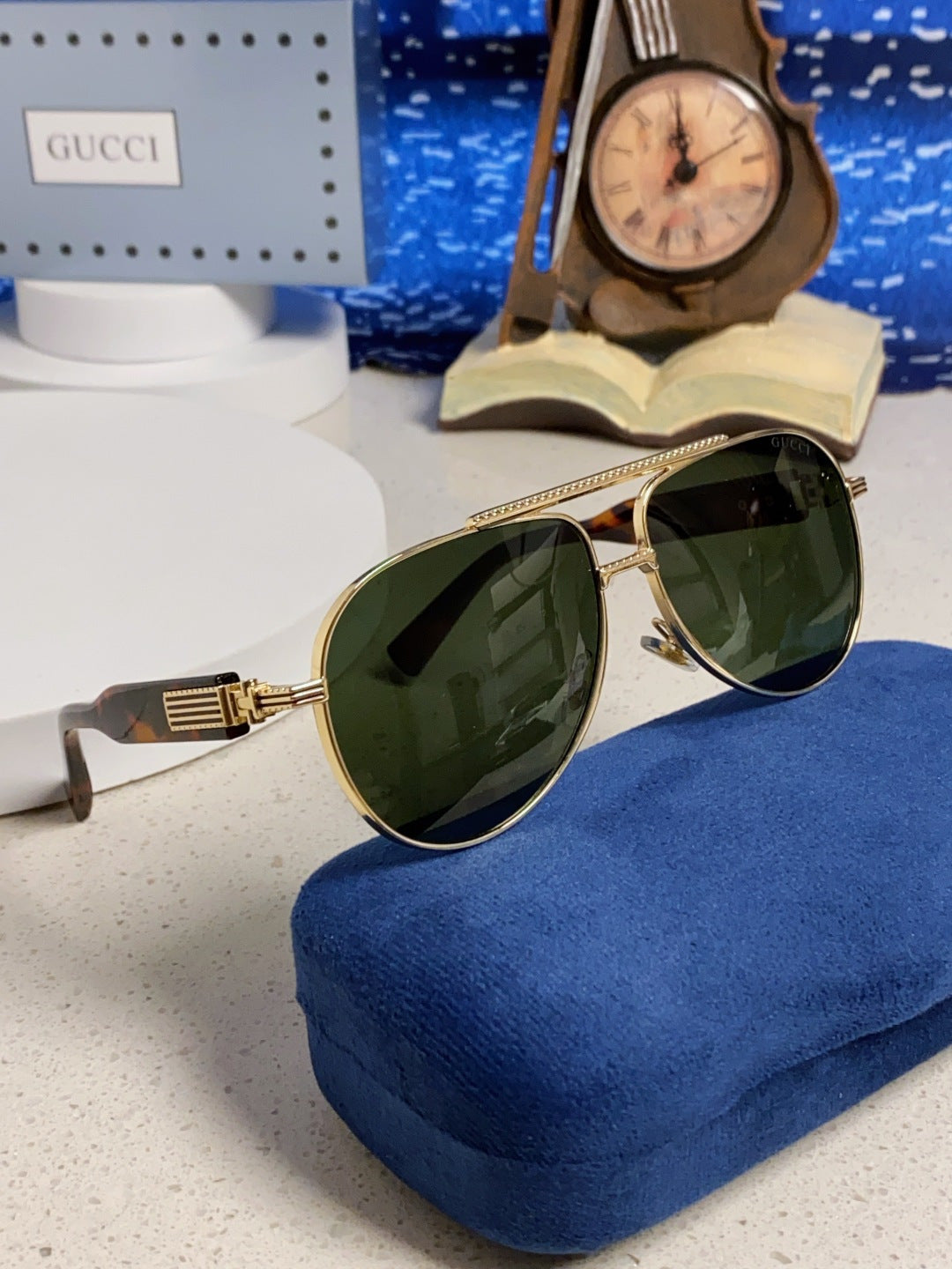 Gucci Aviator Silver Lens Sunglasses for Men & Women - 997535 - detail image 10