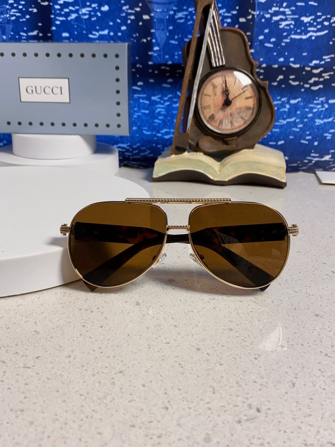 Gucci Aviator Brown Lens Sunglasses for Men & Women - 997536 - detail image 9