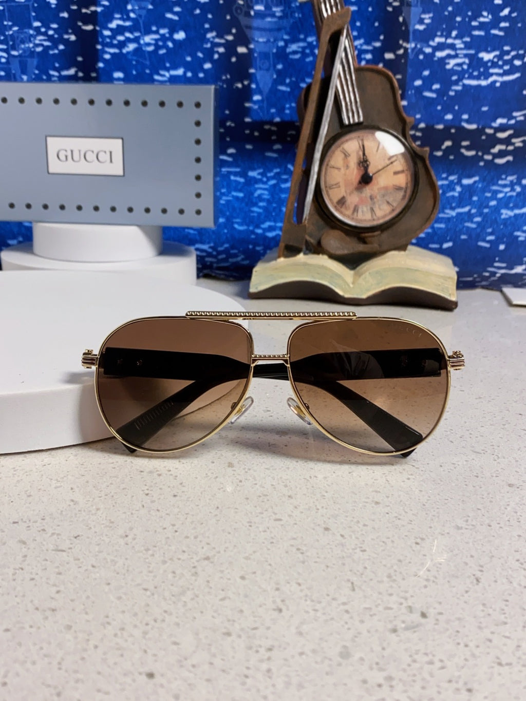 Gucci Aviator Brown Lens Sunglasses for Men & Women - 997537 - detail image 9