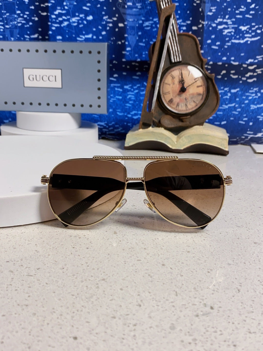 Gucci Aviator Brown Lens Sunglasses for Men & Women - 997537 - detail image 9