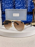 Gucci Aviator Brown Lens Sunglasses for Men & Women - 997537