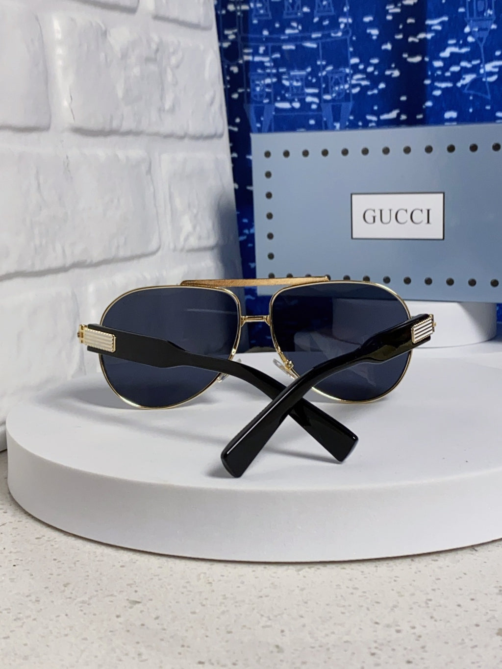 Gucci Aviator Silver Lens Sunglasses for Men & Women - 493337 - detail image 3
