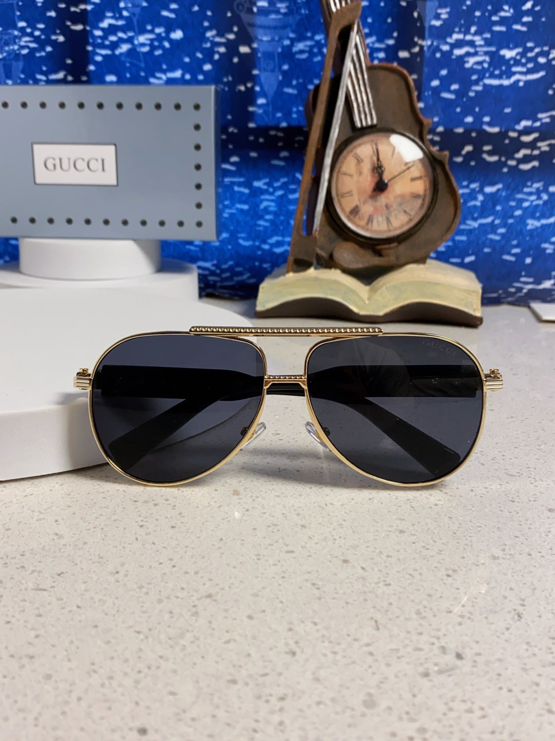 Gucci Aviator Silver Lens Sunglasses for Men & Women - 997538 - detail image 9