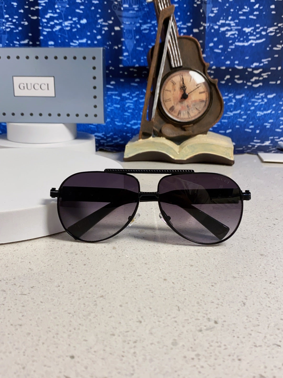 Gucci Aviator Silver Lens Sunglasses for Men & Women - 997539 - detail image 9