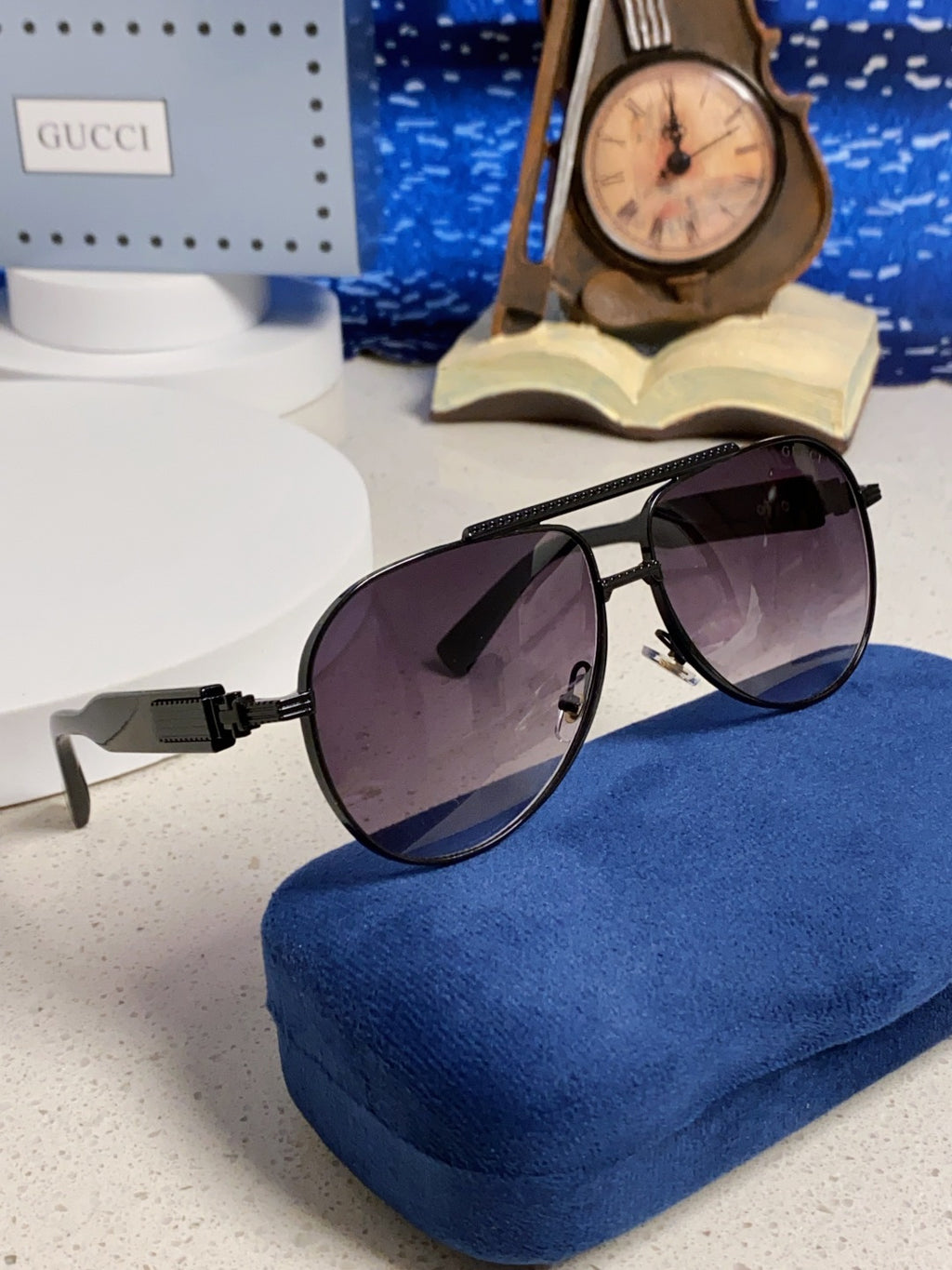 Gucci Aviator Silver Lens Sunglasses for Men & Women - 997539 - detail image 10