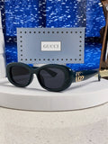 Gucci Oval Black Lens Sunglasses for Men & Women - 357947