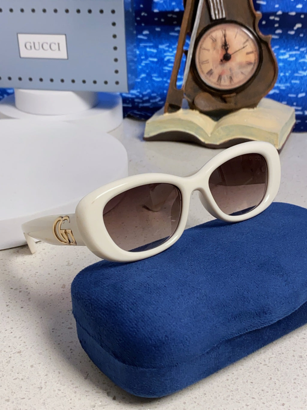 Gucci Oval Brown Lens Sunglasses for Men & Women - 357948 - detail image 10