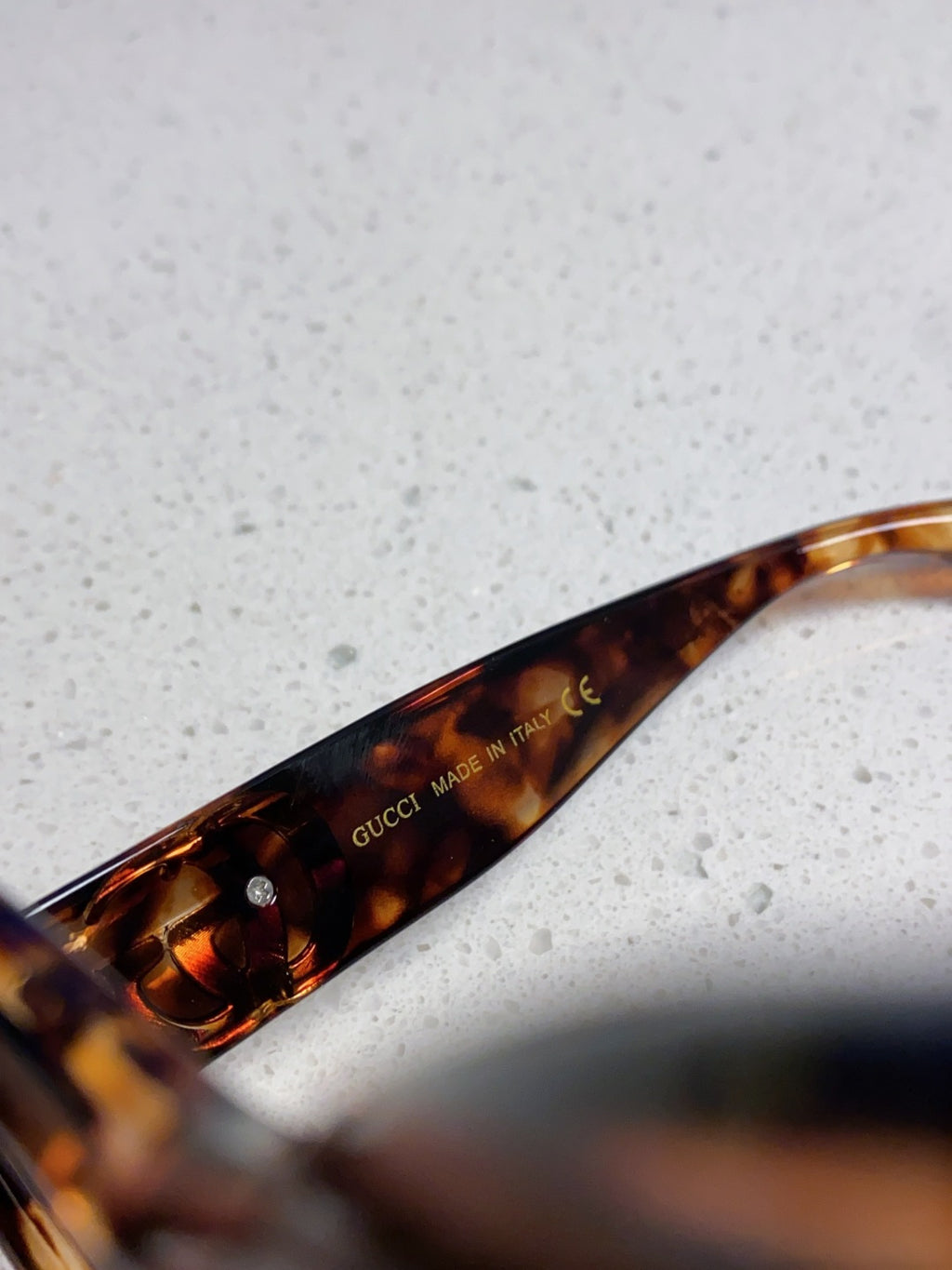 Gucci Oval Black Lens Sunglasses for Men & Women - 357949 - detail image 7