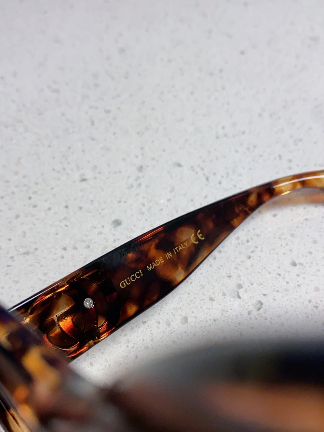 Gucci Oval Black Lens Sunglasses for Men & Women - 357949 - detail image 7