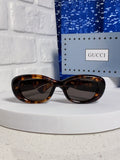 Gucci Oval Black Lens Sunglasses for Men & Women - 357949